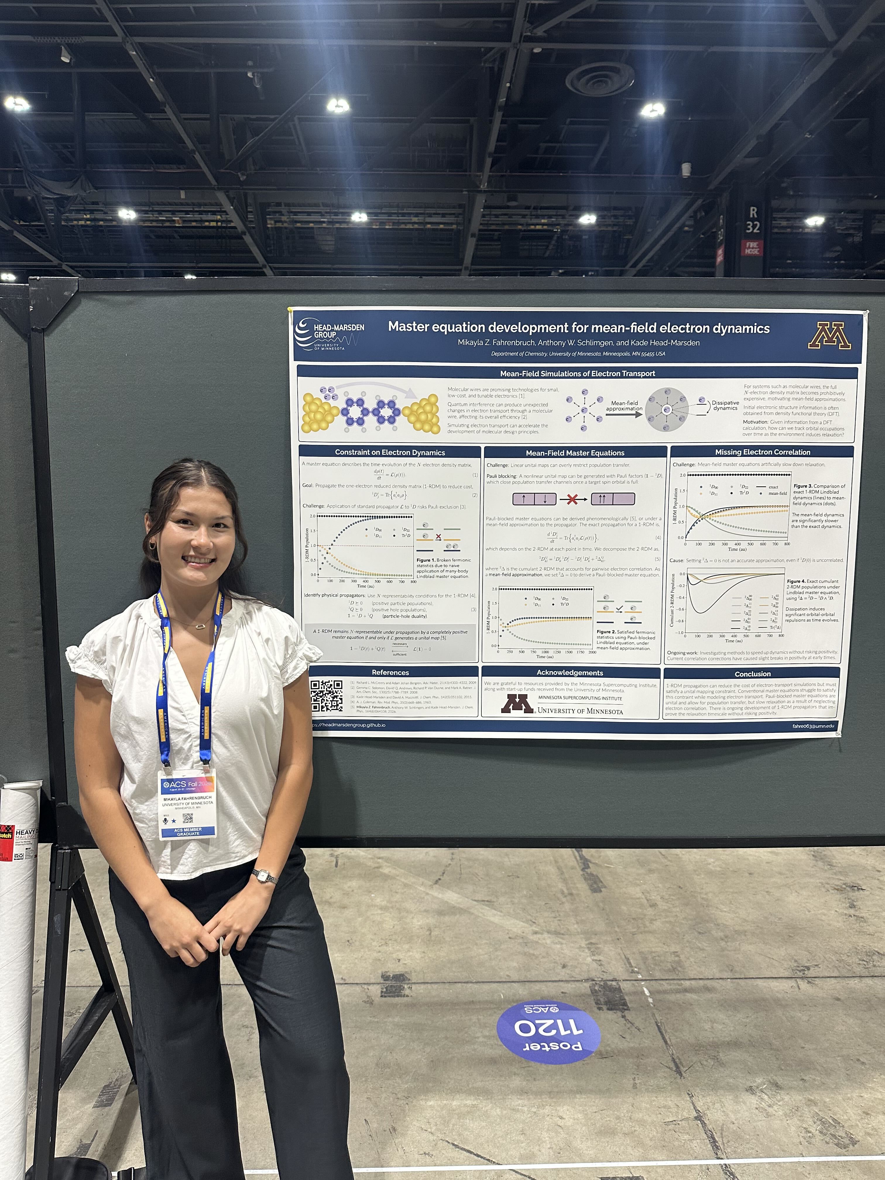 Mikayla's poster at ACS