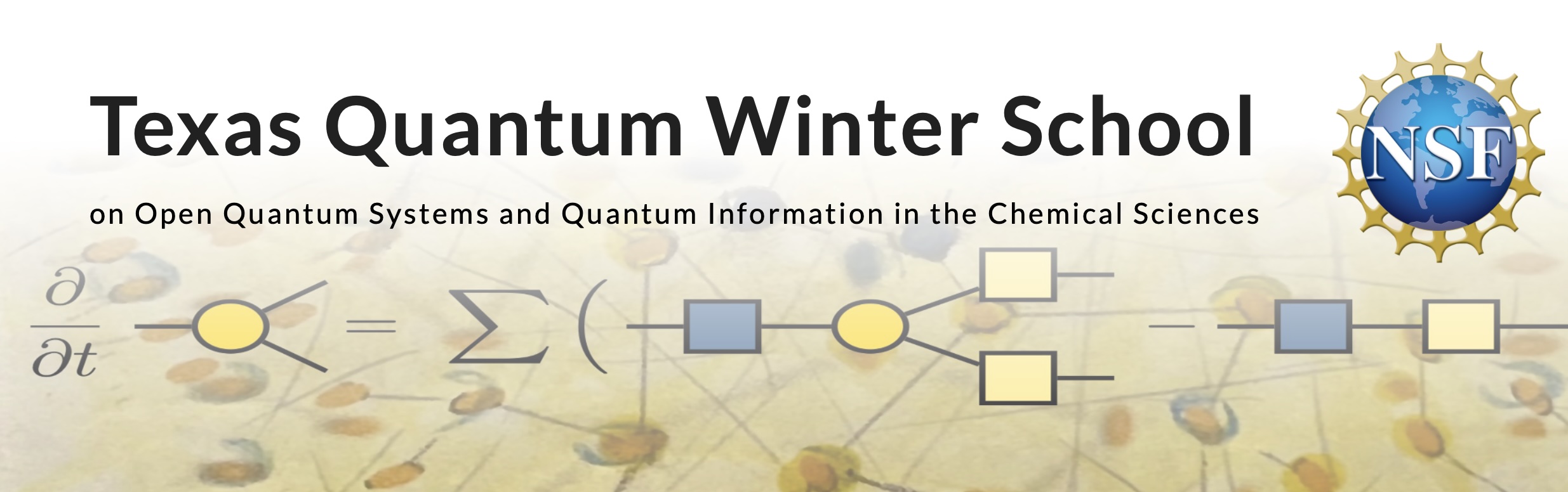 Winter school and NSF logo
